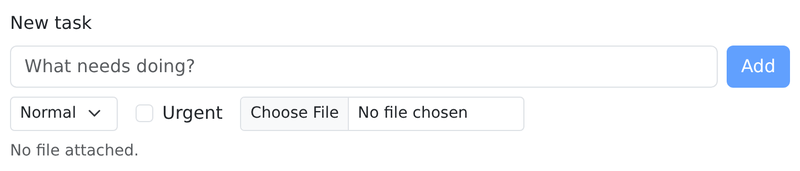 The cursor glides to the Urgent checkbox and checks it with a brief press, then clicks it again, and a crimson ring spreads out from the click as the box unchecks.